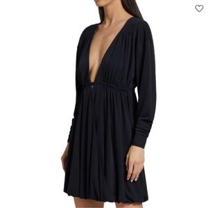 Cinq à Sept Women's Destiny Plunge Mini dress in navy